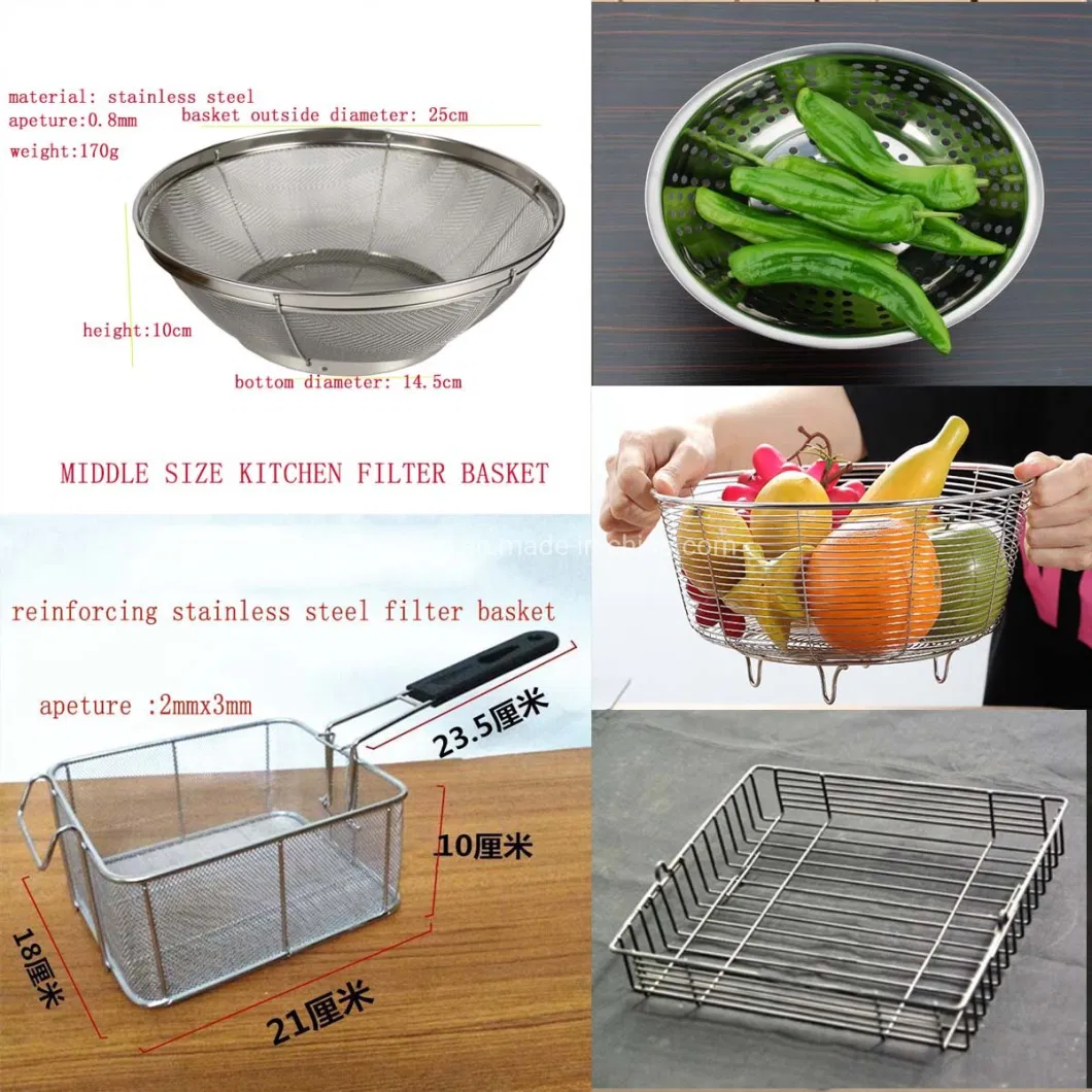 18*25*1 Inch Wire Mesh Baking Tray Stainless Steel for BBQ / Drying Food
